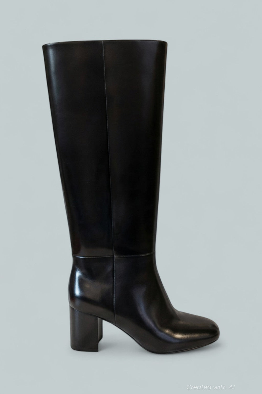 Women’s Katy Tall Block Heel Boots - Black - 6 - Boots