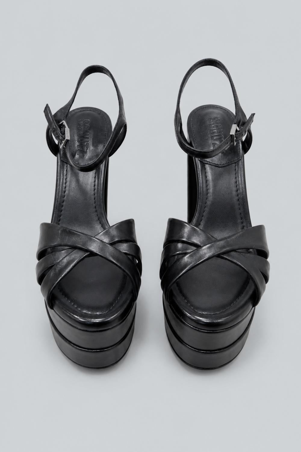 Women’s Keefa High Platform Sandals Black - Black - 6.5US - Sandal