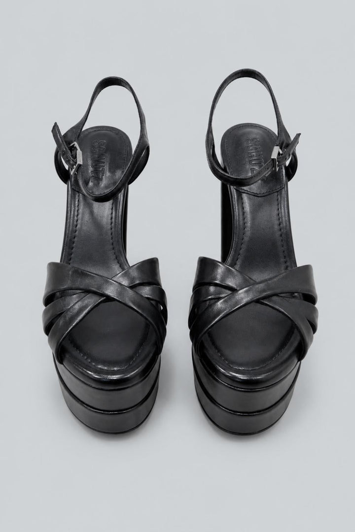 Women’s Keefa High Platform Sandals Black - Black - 6.5US - Sandal