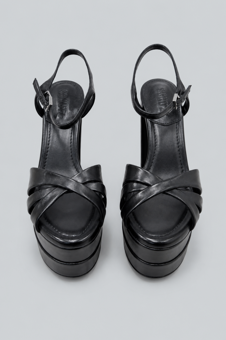Women’s Keefa High Platform Sandals Black - Black - 6.5US - Sandal