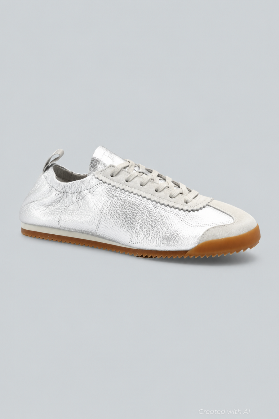 Women’s Kenny Running Sneakers - Silver - 7 - Sneaker