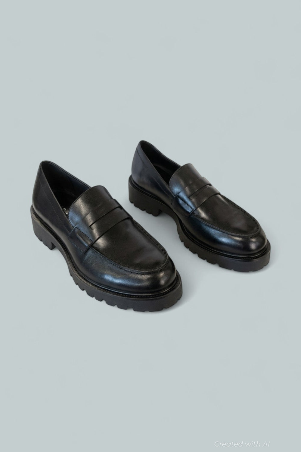 Women’s Kenova Moc Toe Penny Loafers - Black - 8 US / 38 EU - Loafers
