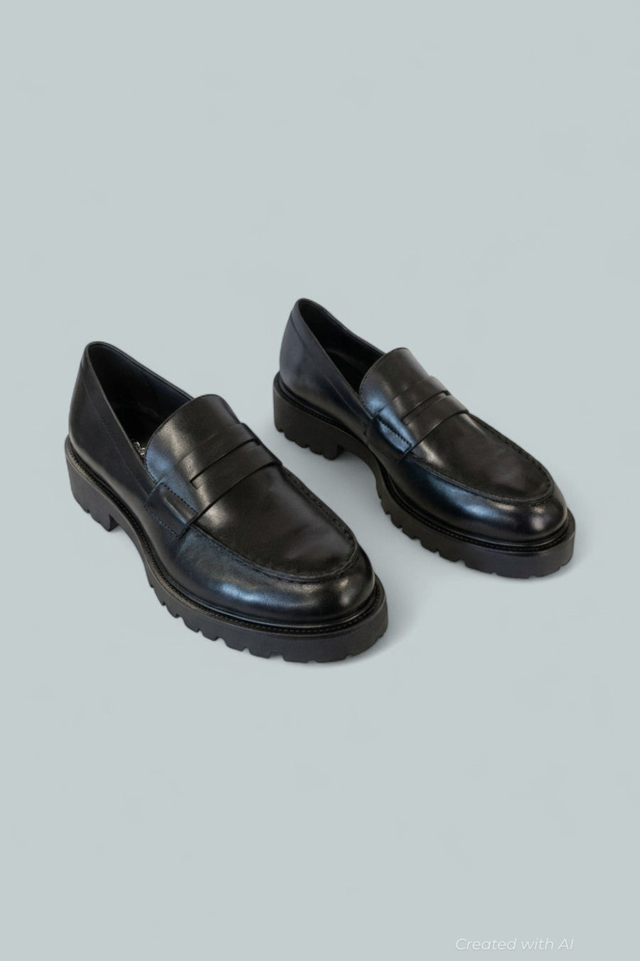 Women’s Kenova Moc Toe Penny Loafers - Black - 8 US / 38 EU - Loafers