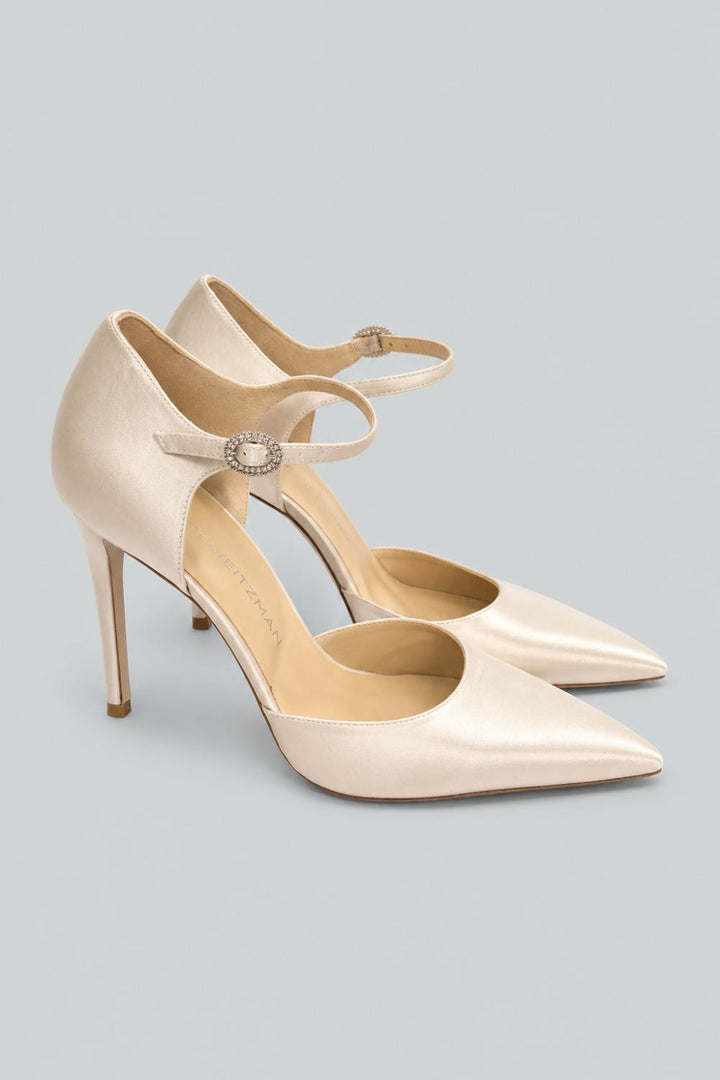 Women’s Kensington Pointed Pumps - Cream - 8.5 - Heels