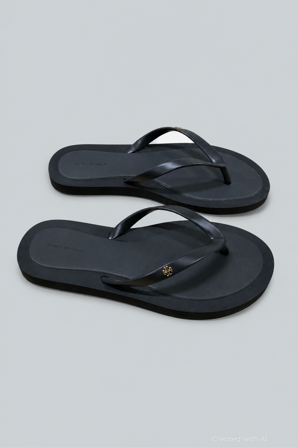 Women’s Kira Padded Flip Flop Sandals - Perfect Black - 8 - Flip Flop
