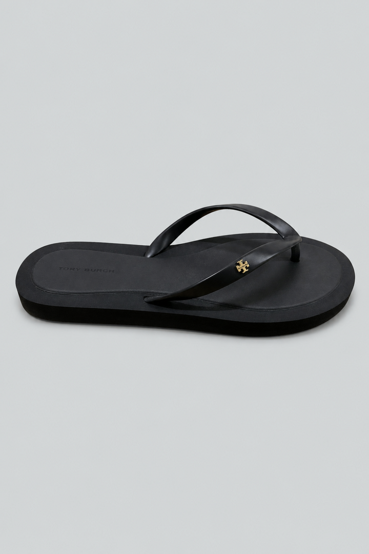 Women’s Kira Padded Flip Flop Sandals - Perfect Black - 8 - Flip Flop