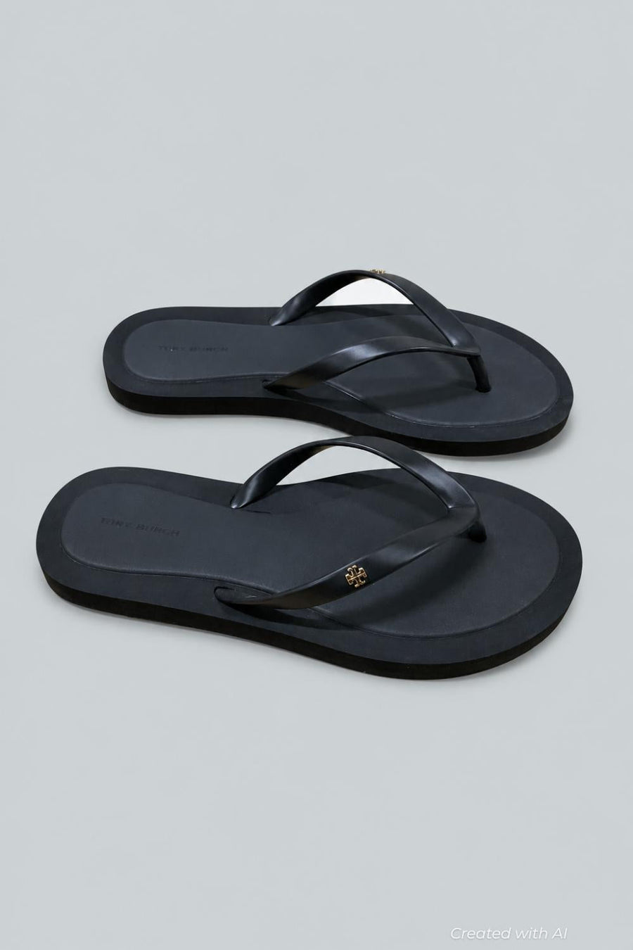 Women’s Kira Padded Flip Flop Sandals - Perfect Black - 8 - Flip Flop