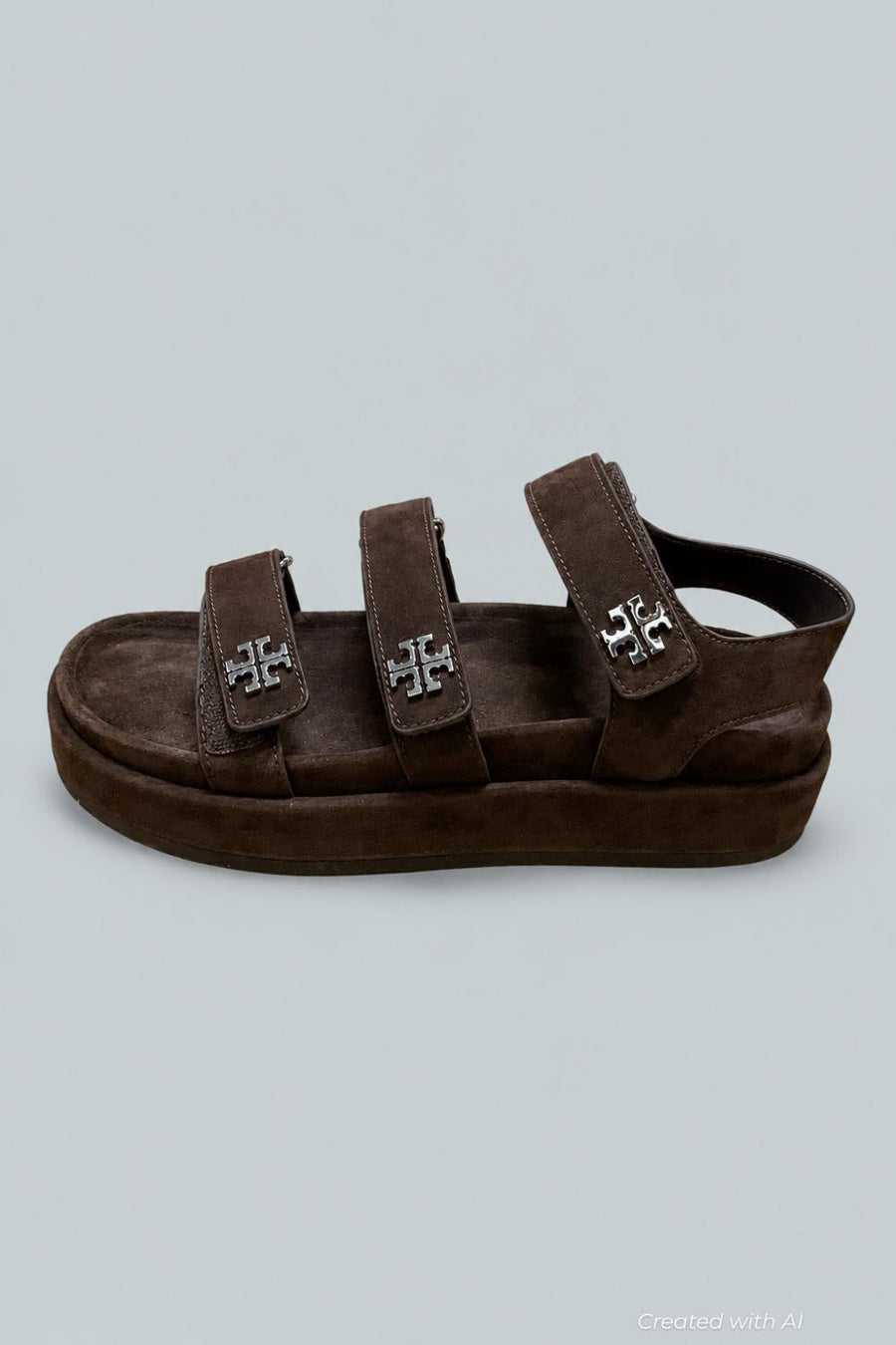 Women’s Kira Triple Strap Sandals - Dark Cocoa - 9.5 - Sandal