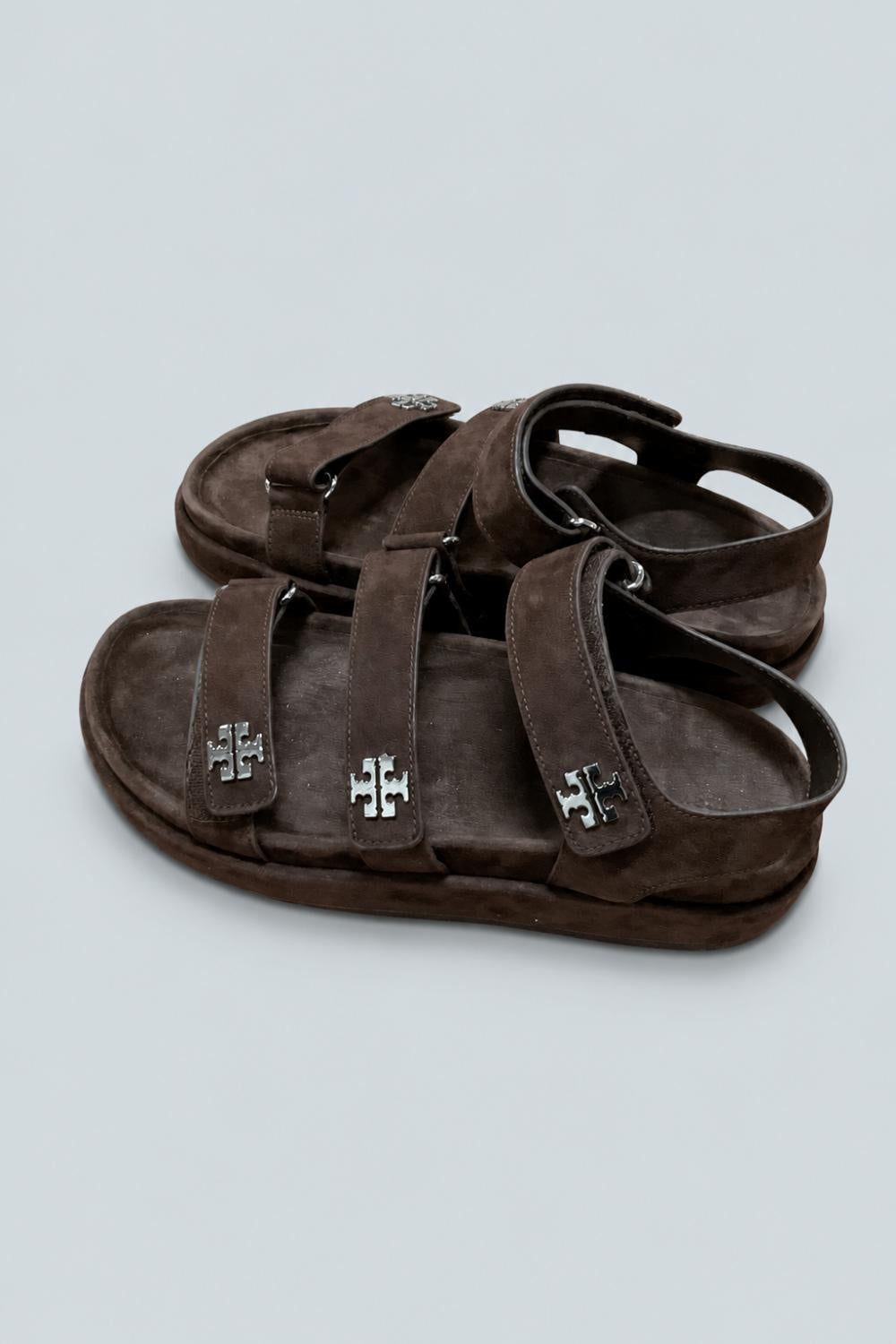 Women’s Kira Triple Strap Sandals - Dark Cocoa - 9.5 - Sandal