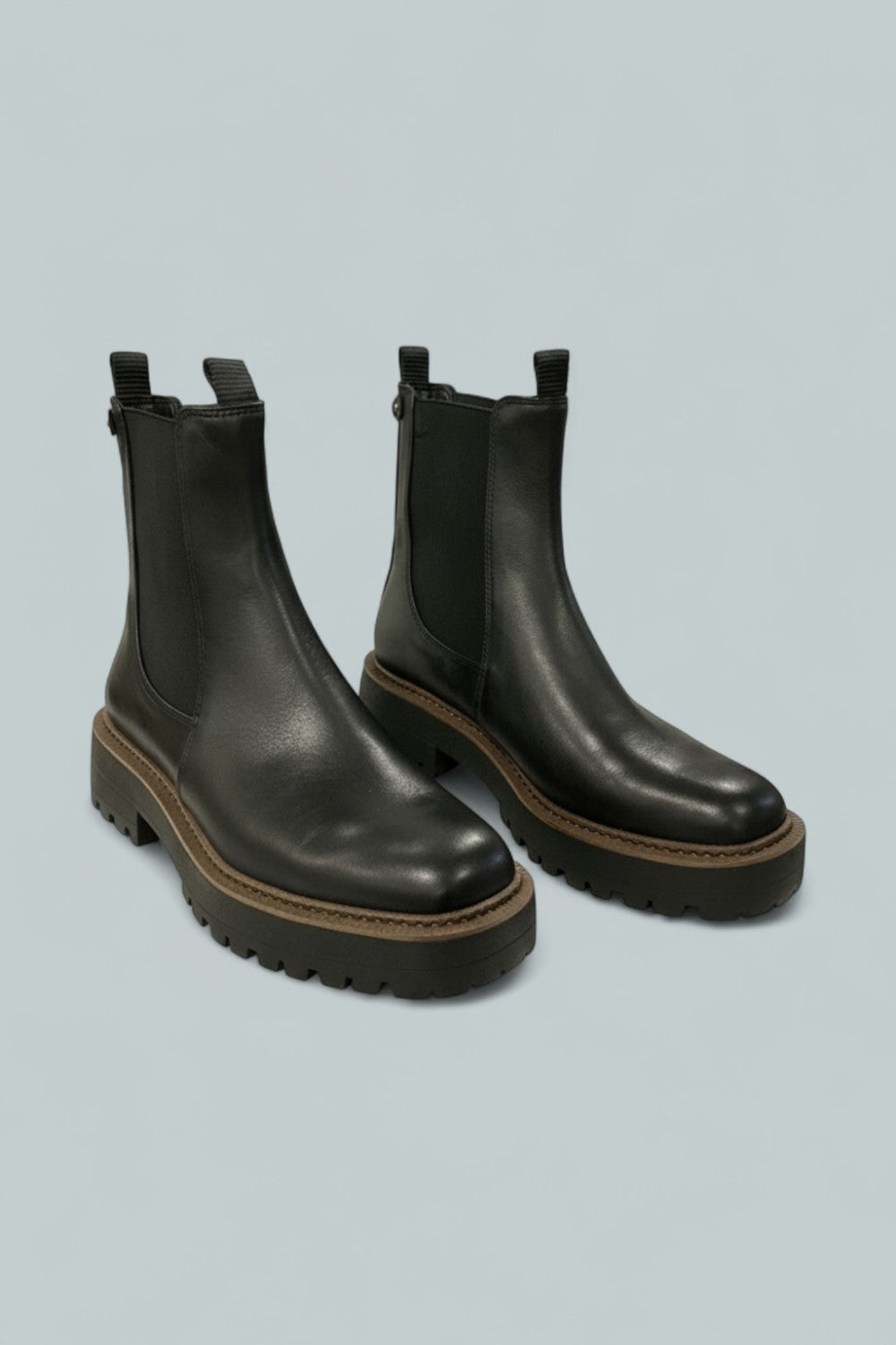 Women’s Laguna Waterproof Pull On Booties - Black Leather - 8.5 - Boot