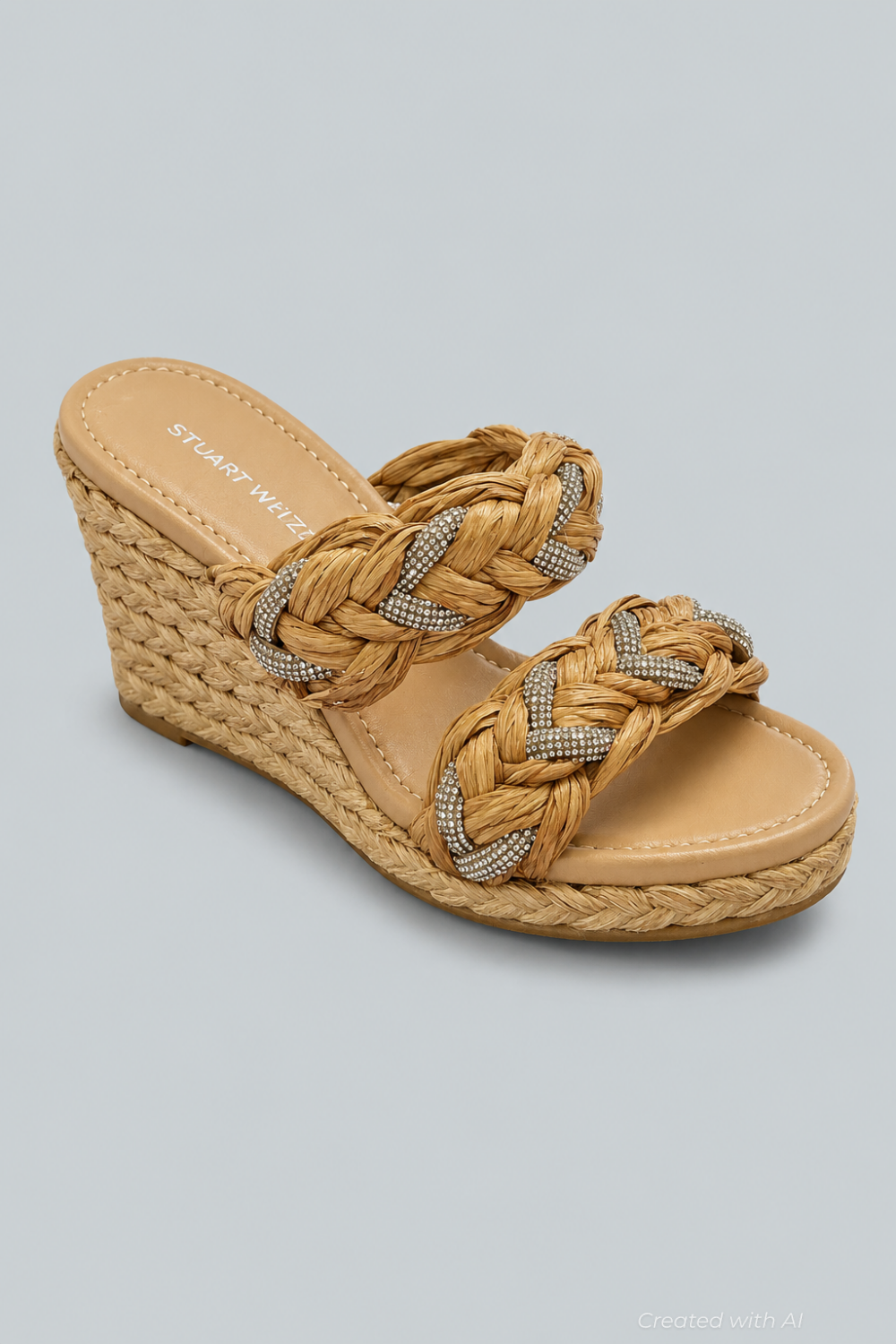 Women’s Lana Espadrille Wedge Sandals - Natural - 8 - Espadrille