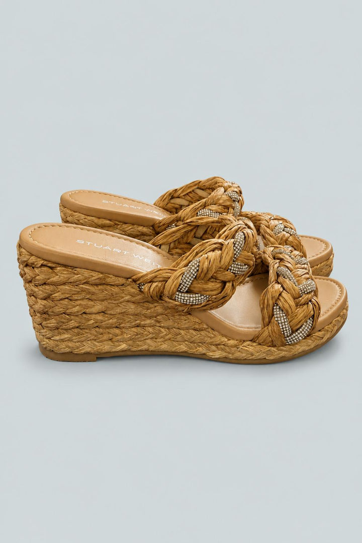 Women’s Lana Espadrille Wedge Sandals - Natural - 8 - Espadrille