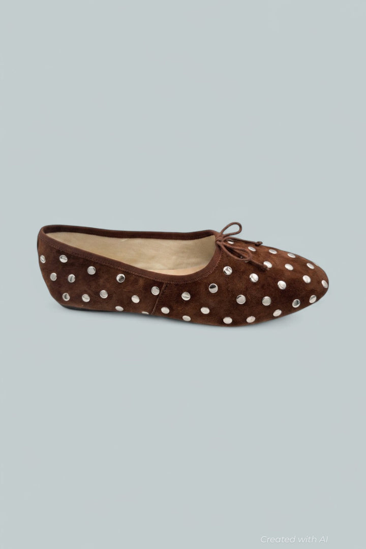 Women’s Landon Ballet Flats - Espresso/Silver - Flats