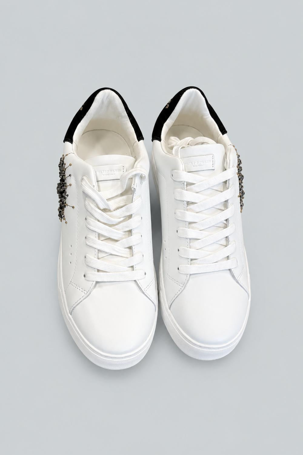 Women’s Laney Eye Embellished Platform Low Top Sneakers - White - 8.5 - Sneaker