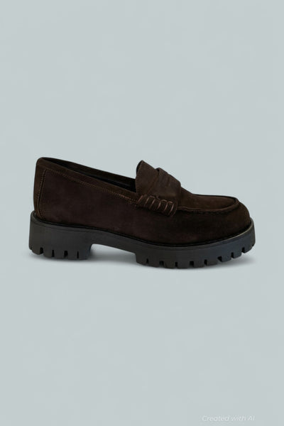 Women’s Langsten Loafer Flats - Brown Suede - 9.5 - Loafers