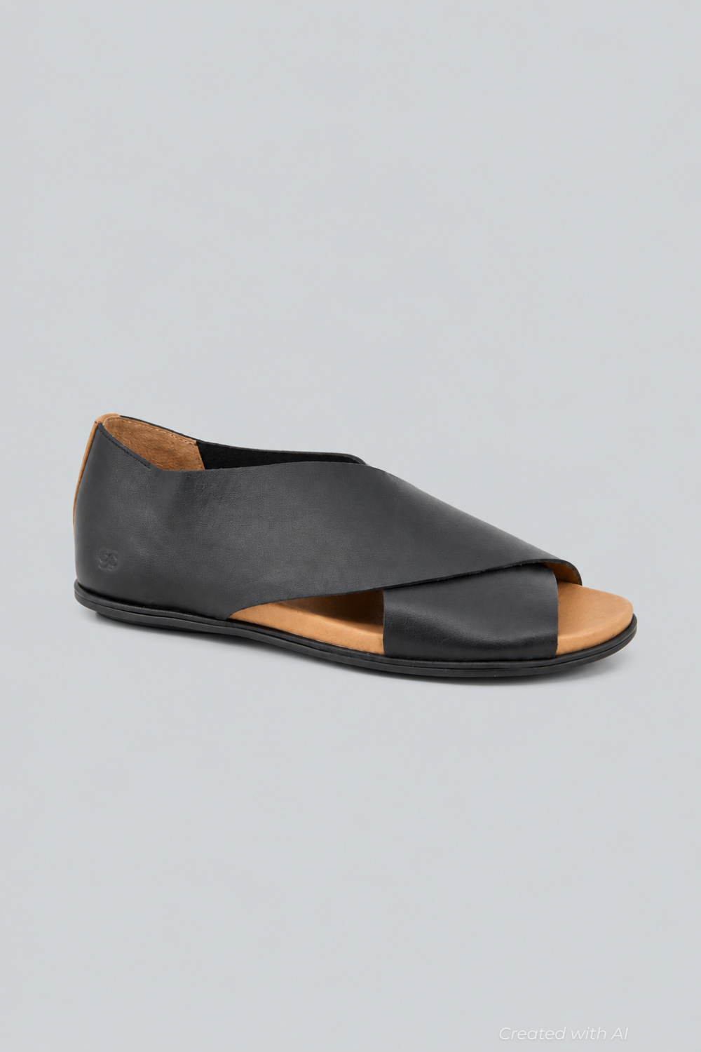 Women’s Laniey Slip On Crisscross Sandals - Black - Sandal
