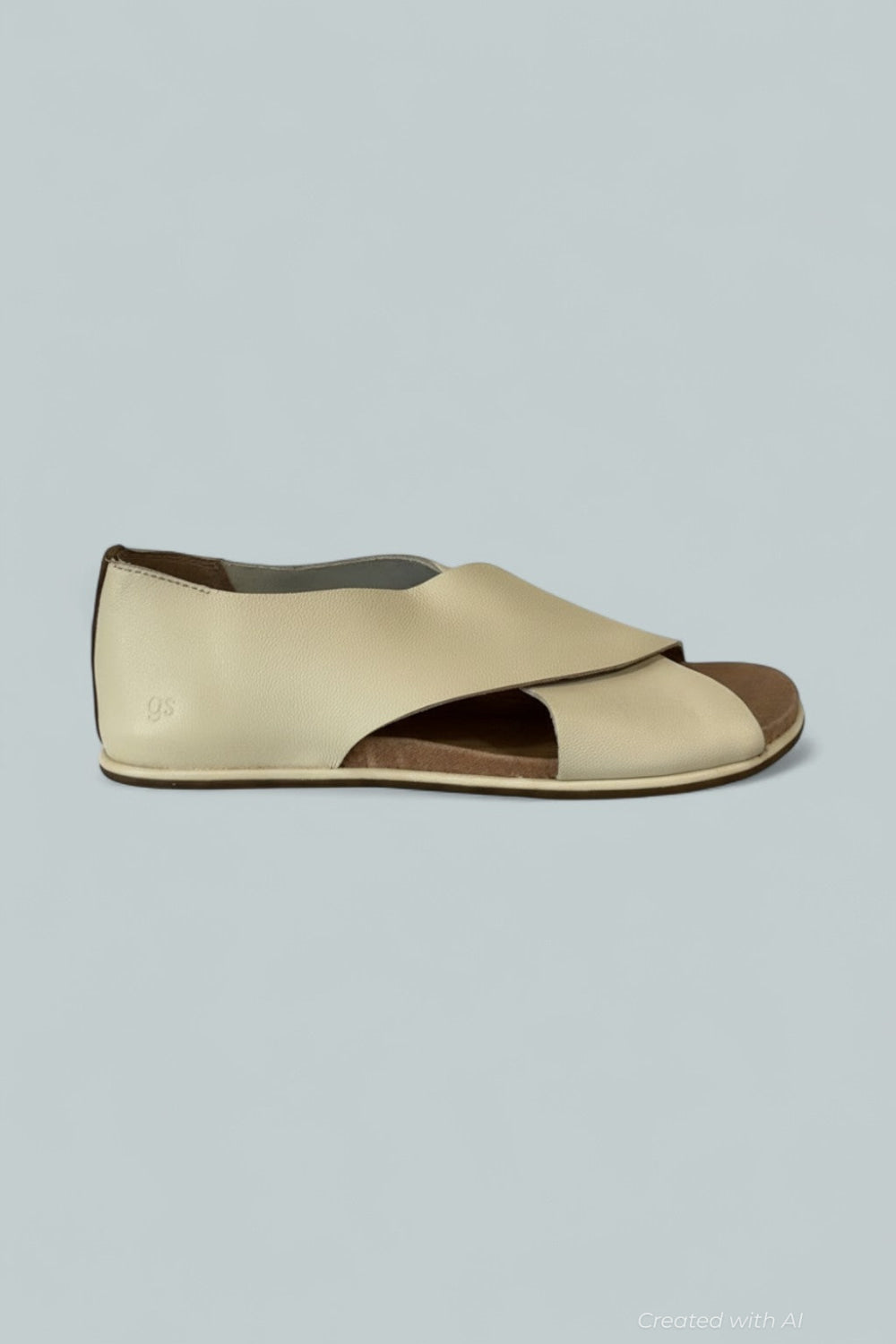 Women’s Laniey Slip On Crisscross Sandals - Stone Leather - 7.5 - Sandals
