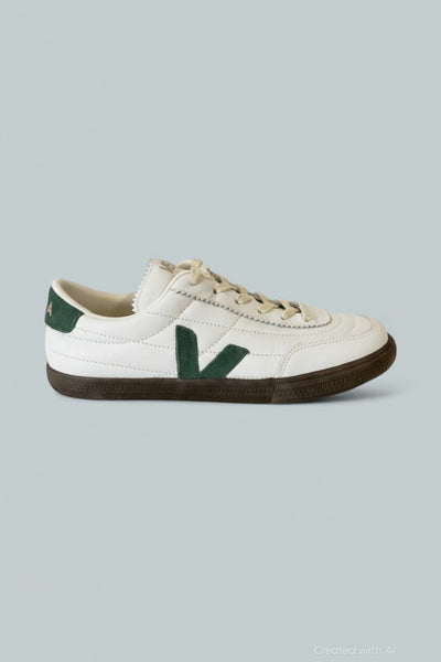 Women’s Leather Sneakers - White - 7 - Sneaker