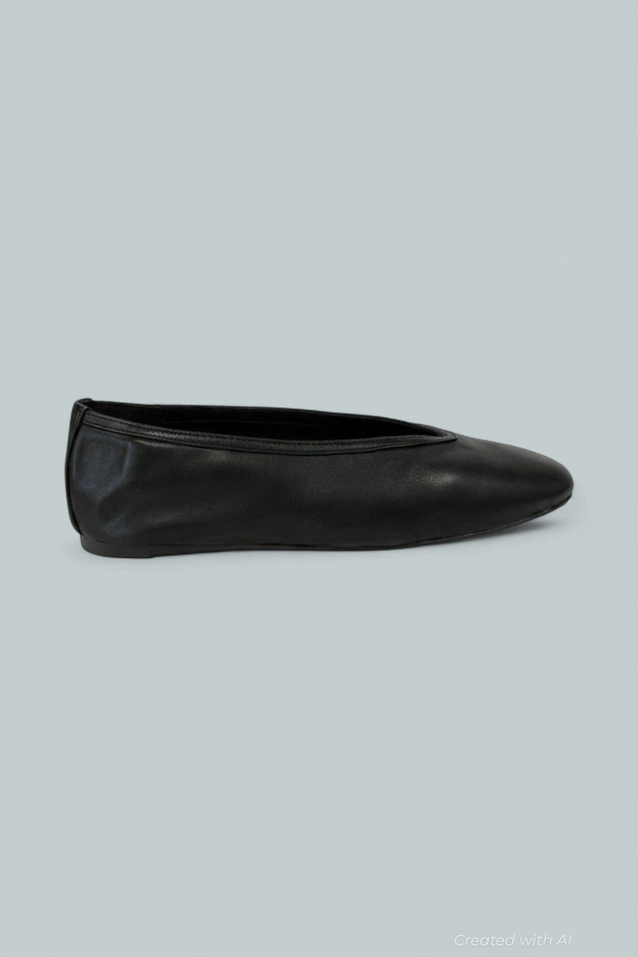 Women’s Leni Flats - Black Leather - Flats