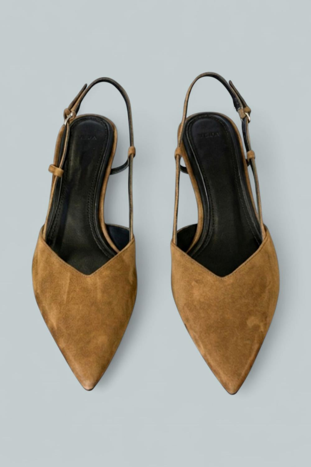 Women’s Levvy Suede Slingback Pump - Elmwood - 8.5 - Slingback