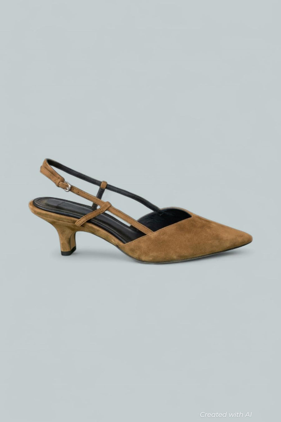 Women’s Levvy Suede Slingback Pump - Elmwood - 8.5 - Slingback