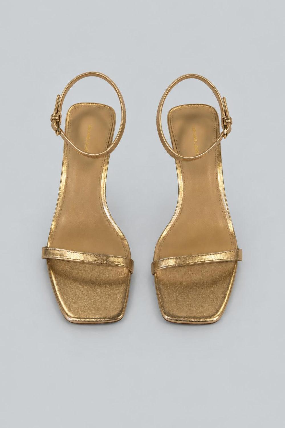 Women’s Liana Mid Heel Sandals - Pale Gold - Sandals