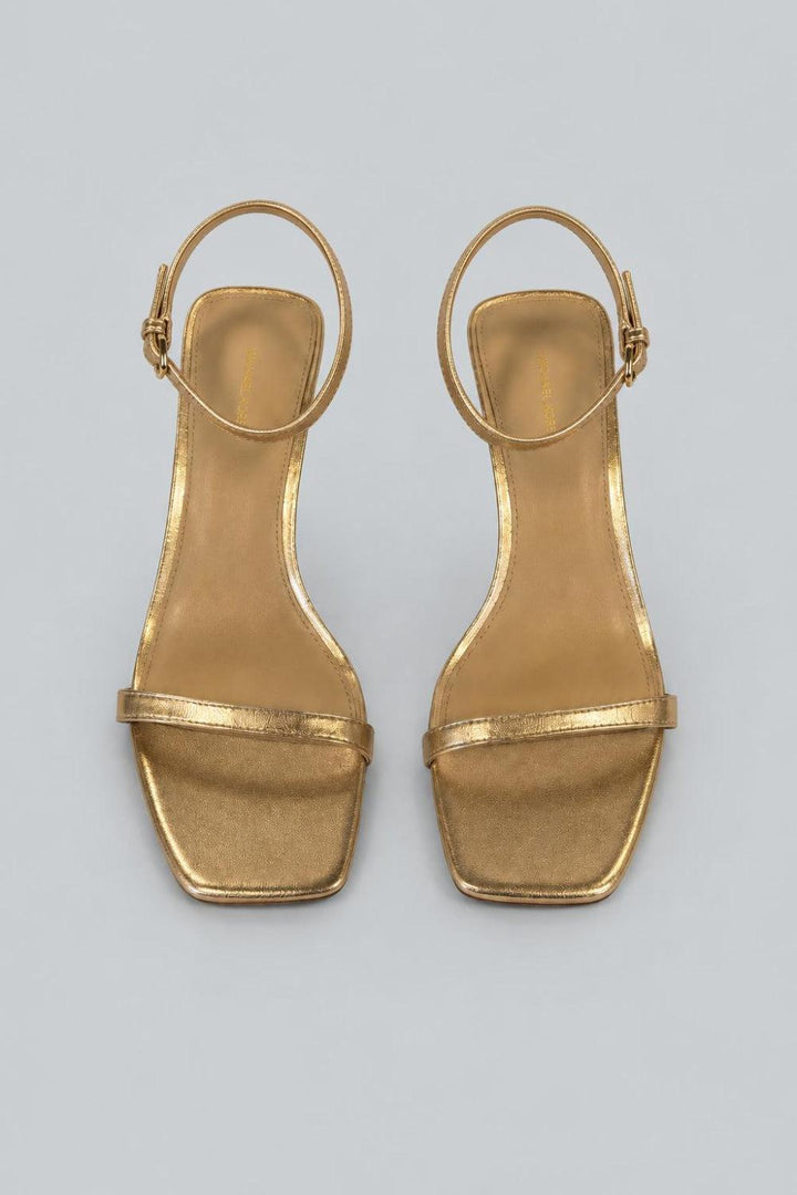 Women’s Liana Mid Heel Sandals - Pale Gold - Sandals