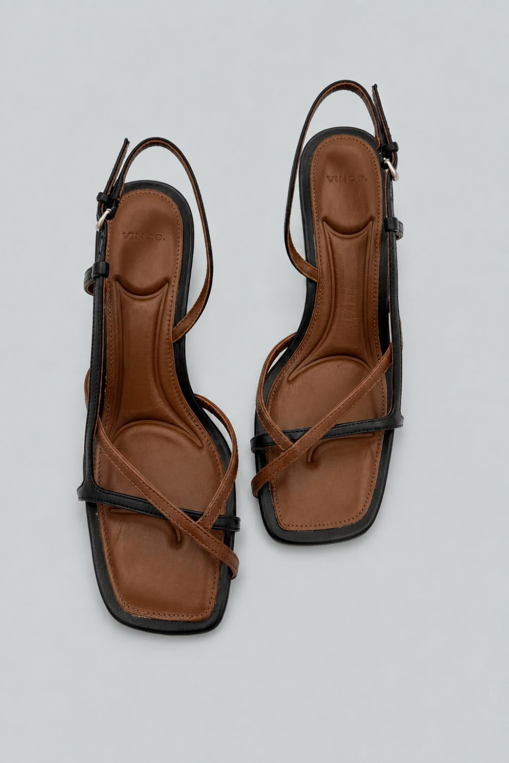 Women’s Lilian Slingback Sandals - Black/Cedar Brown - 7.5 - Sandals