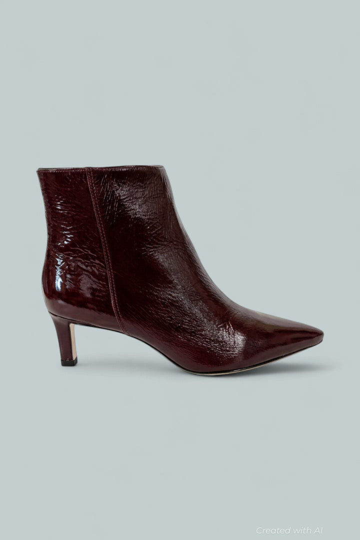 Women’s Lilly II Boots - Wine Patent - 6.5 - Boots