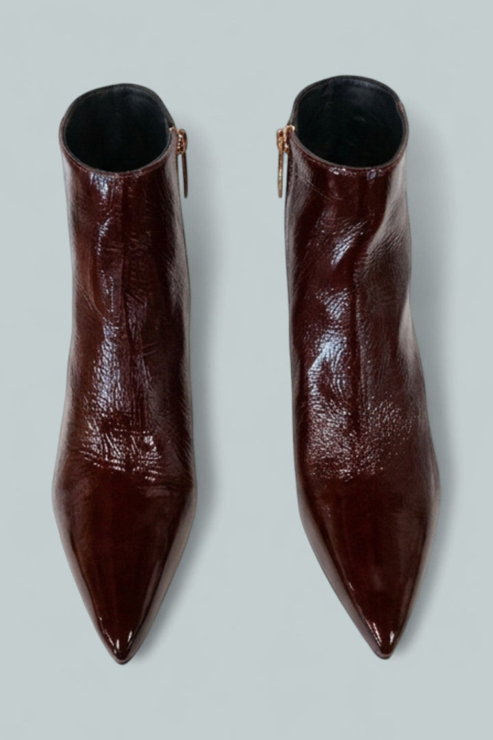 Women’s Lilly II Boots - Wine Patent - 6.5 - Boots