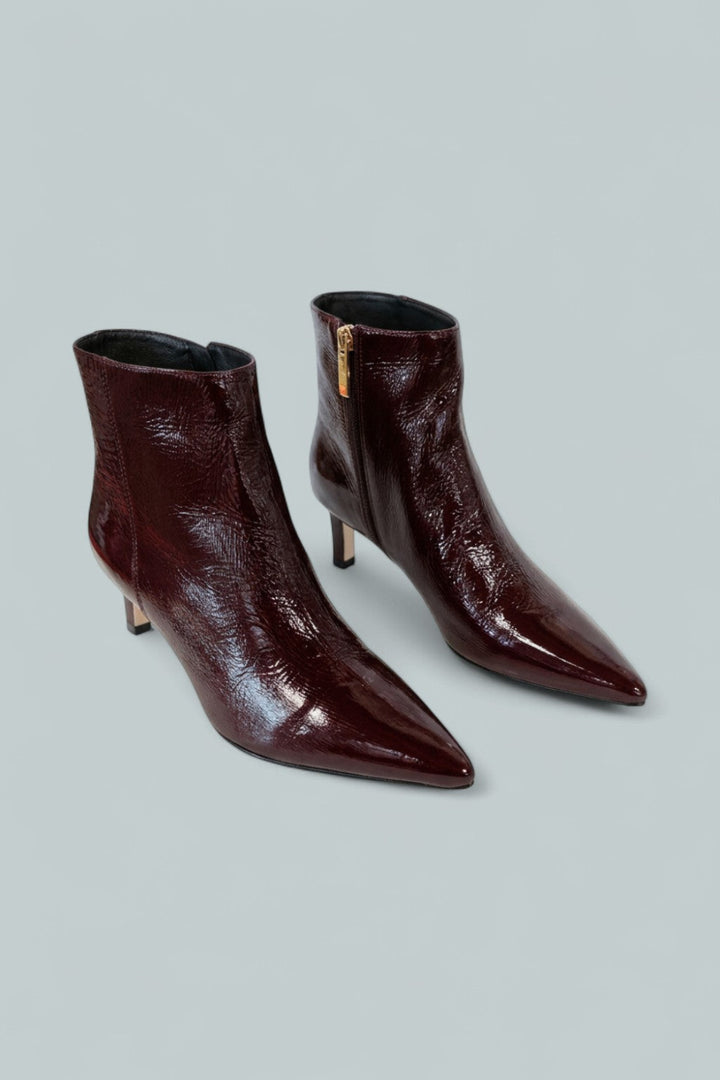 Women’s Lilly II Boots - Wine Patent - 6.5 - Boots