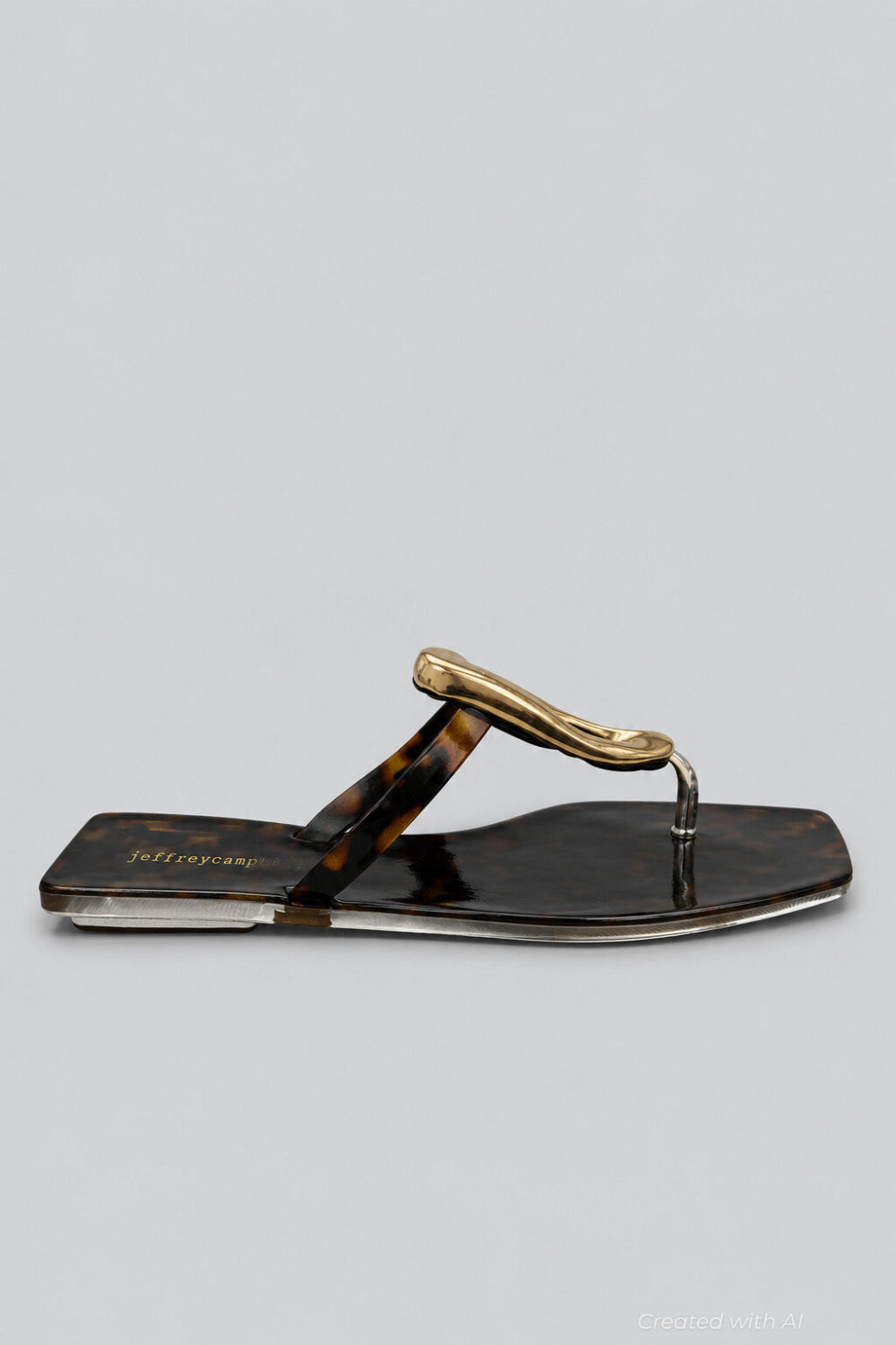 Women’s Linques Jelly Sandals - Tortoise Gold - Sandal