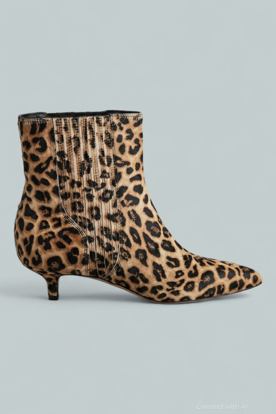 Women’s Lisa Calf Hair Booties - Leopard - Bootie