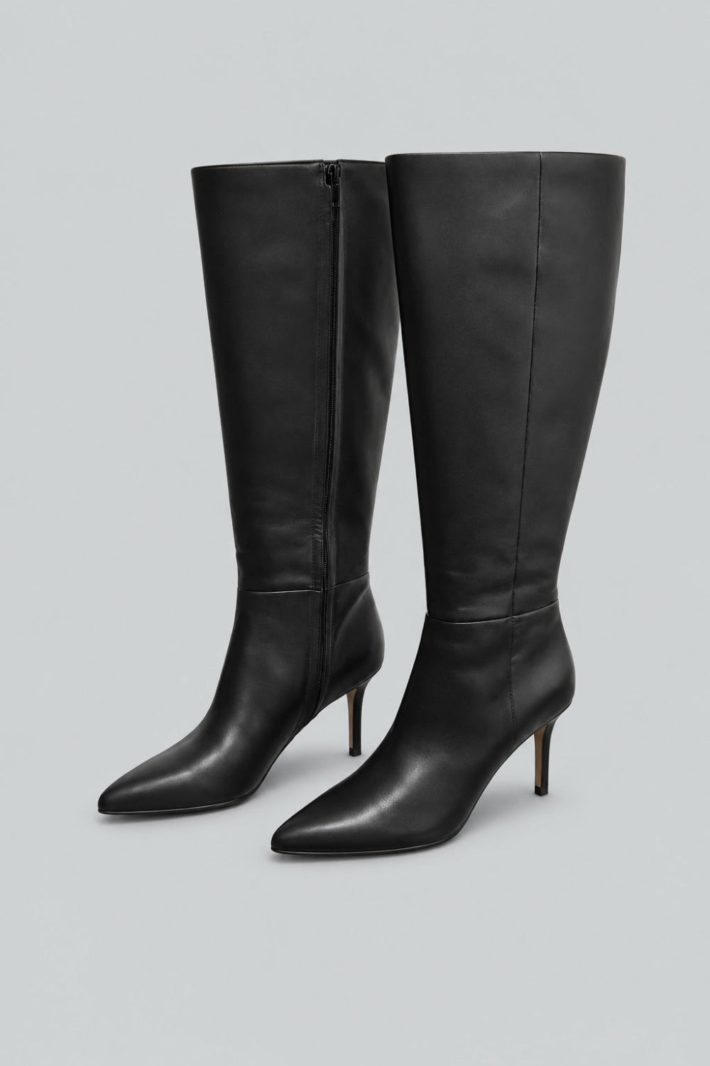 Women’s Lisa Leather Tall Boots - Black - 6 - Boots