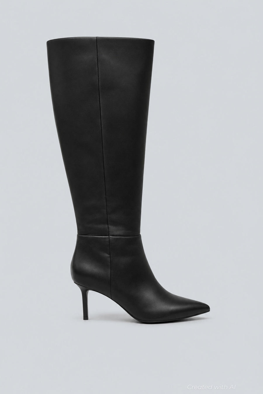 Women’s Lisa Leather Tall Boots - Black - 6 - Boots