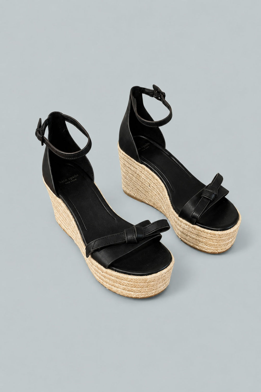 Women’s Loop Espadrille Wedge Sandals - Black - 6.5 - Espadrille