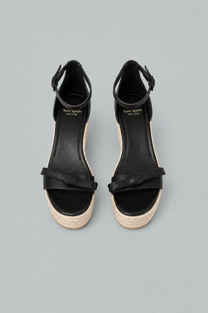 Women’s Loop Espadrille Wedge Sandals - Black - 6.5 - Espadrille