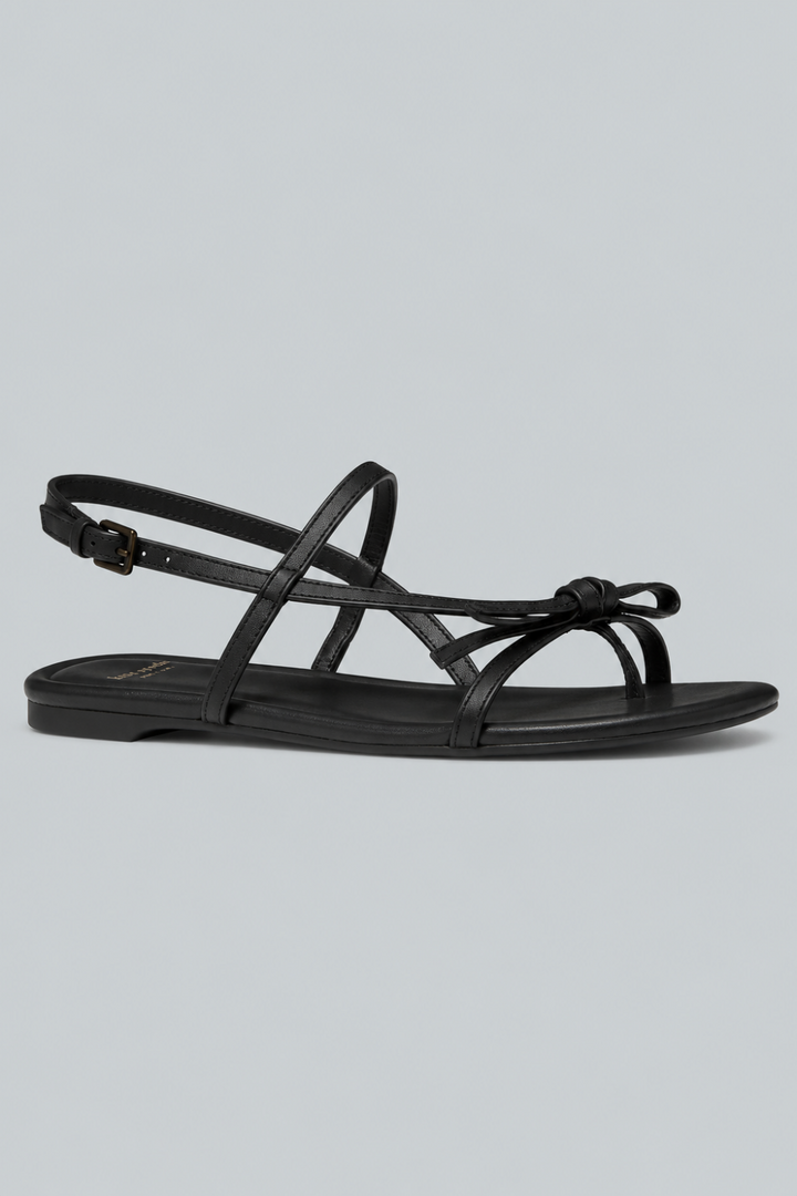 Women’s Loop Flat Sandals - Black - 8 - Sandal