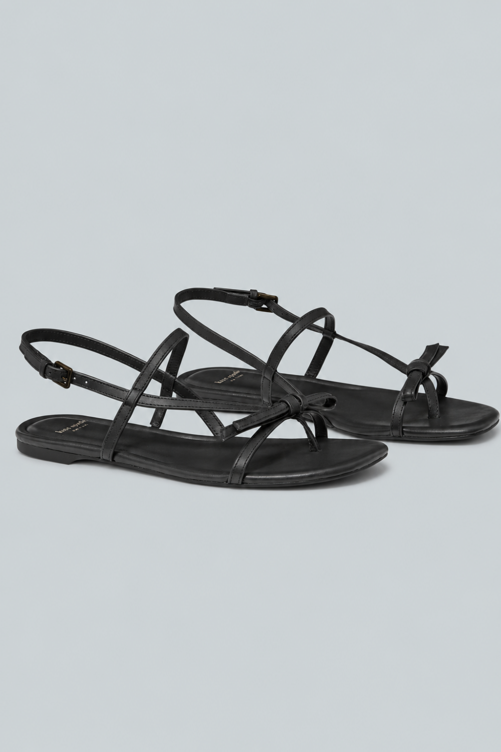 Women’s Loop Flat Sandals - Black - 8 - Sandal