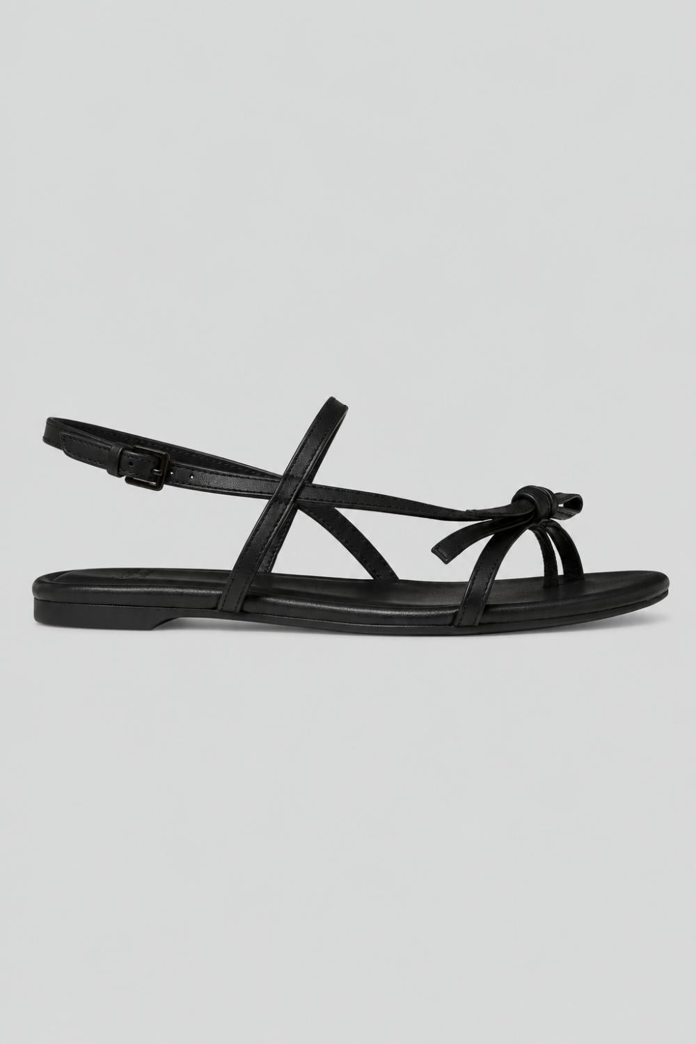 Women’s Loop Flat Sandals - Black - 8 - Sandal
