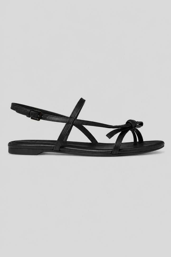 Women’s Loop Flat Sandals - Black - 8 - Sandal