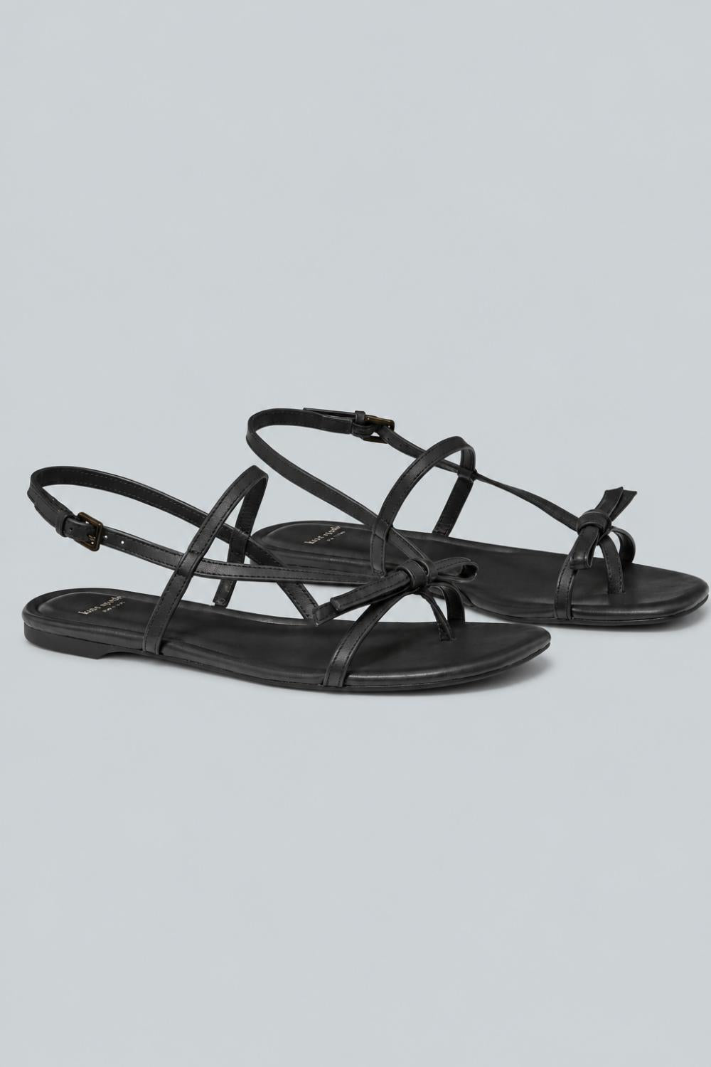 Women’s Loop Flat Sandals - Black - 8 - Sandal