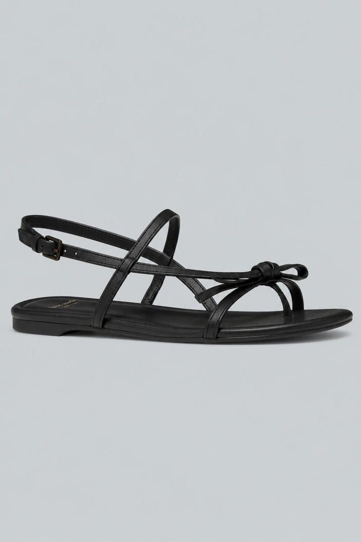 Women’s Loop Flat Sandals - Black - 8 - Sandal