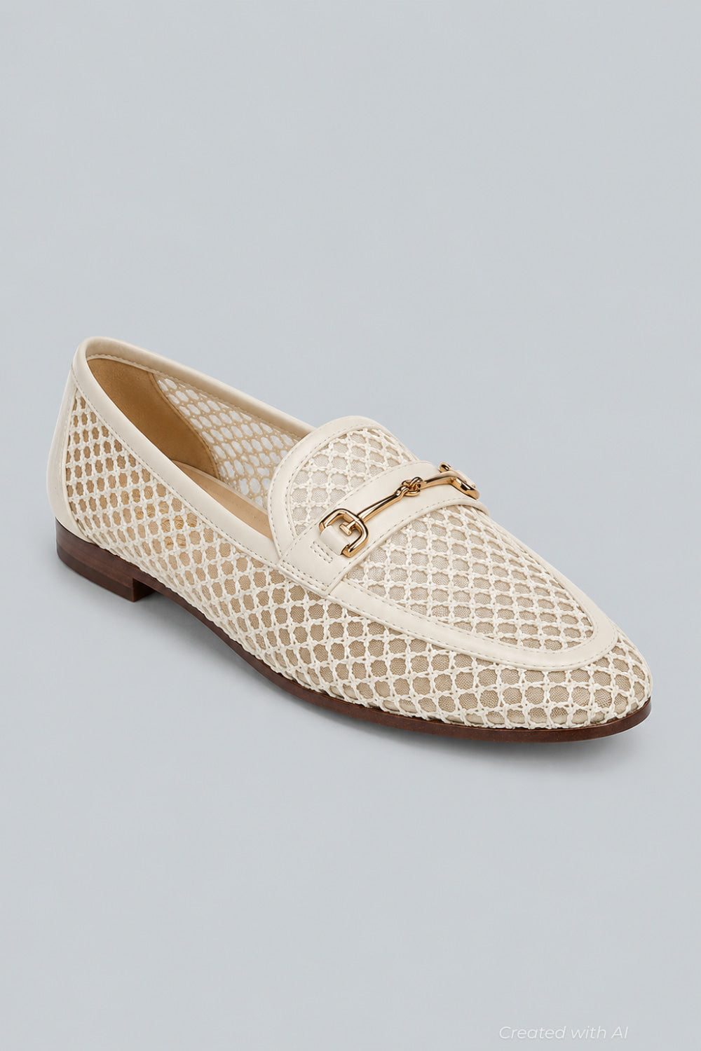 Women’s Loraine Mesh Bit Loafers - Modern Ivory - 9 - Loafers
