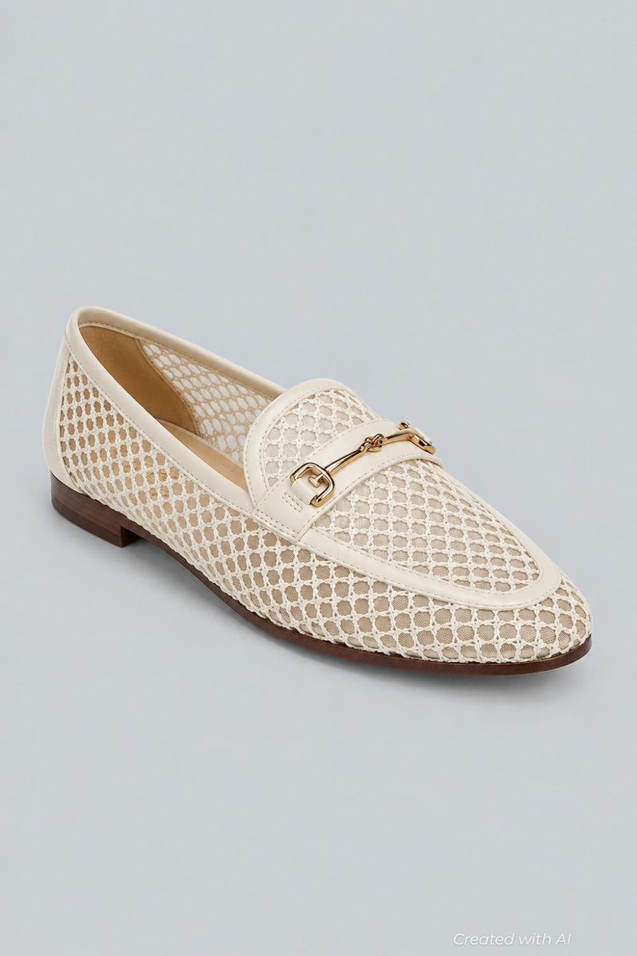 Women’s Loraine Mesh Bit Loafers - Modern Ivory - 9 - Loafers