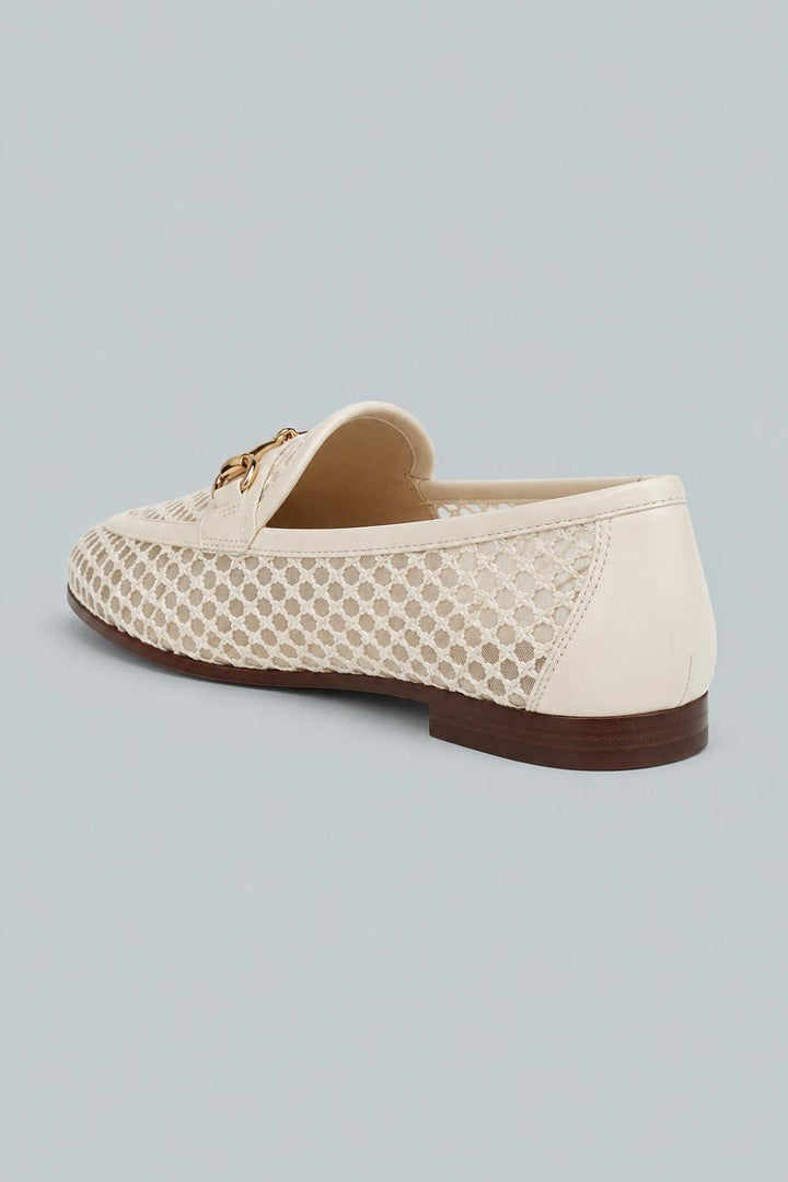Women’s Loraine Mesh Bit Loafers - Modern Ivory - 9 - Loafers