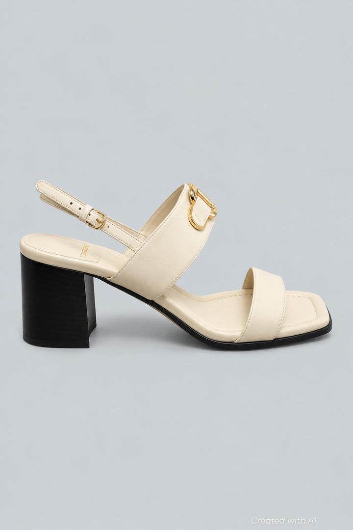 Women’s Lou Gancini Block Heel Sandals - Mascarpone - 10 - Sandal