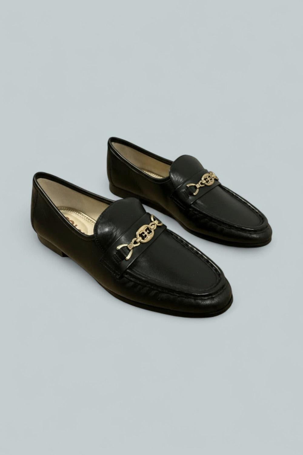 Women’s Lucca Leather Loafers - Black - Loafers