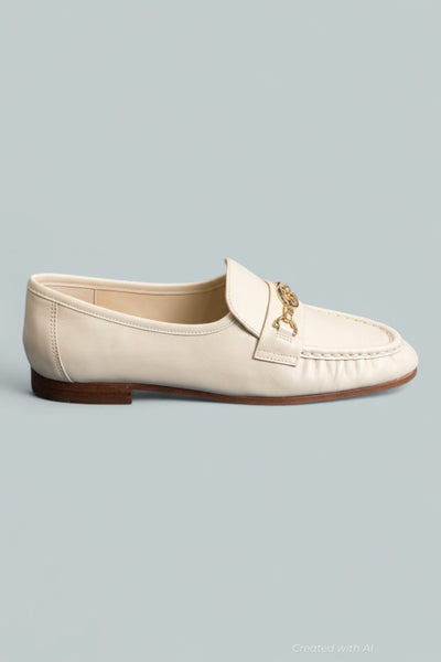 Women’s Lucca Leather Loafers - Modern Ivory - Loafers