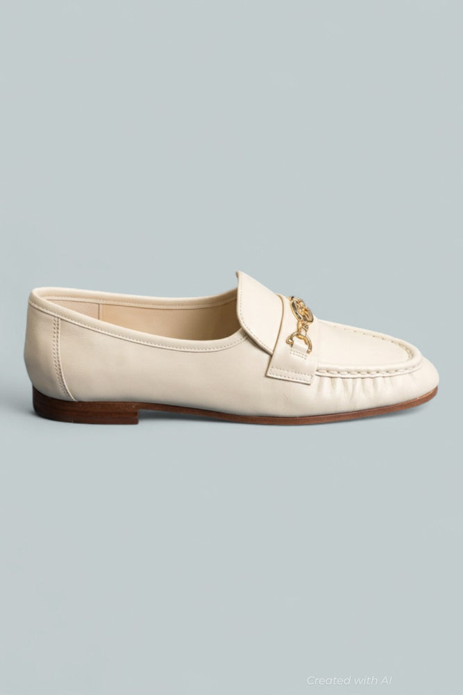 Women’s Lucca Leather Loafers - Modern Ivory - Loafers